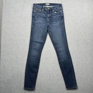 Good American Jeans Womens 6/28 Good Legs Skinny Stretch Distressed USA GAGL899